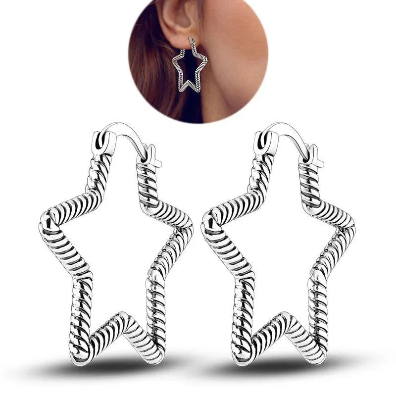 Zircon Heart Shaped Silver Earrings: Elegant Gift for Women’s Special Occasions