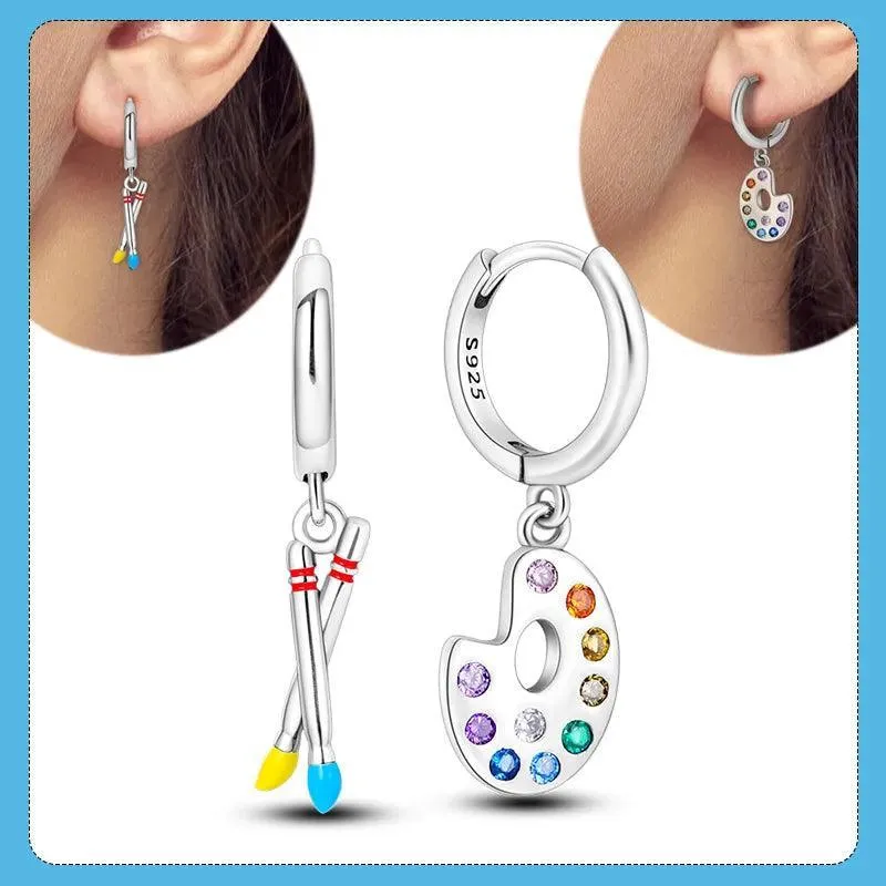 Zircon Heart Shaped Silver Earrings: Elegant Gift for Women’s Special Occasions