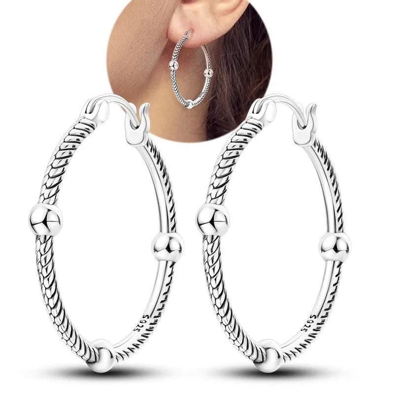 Zircon Heart Shaped Silver Earrings: Elegant Gift for Women’s Special Occasions