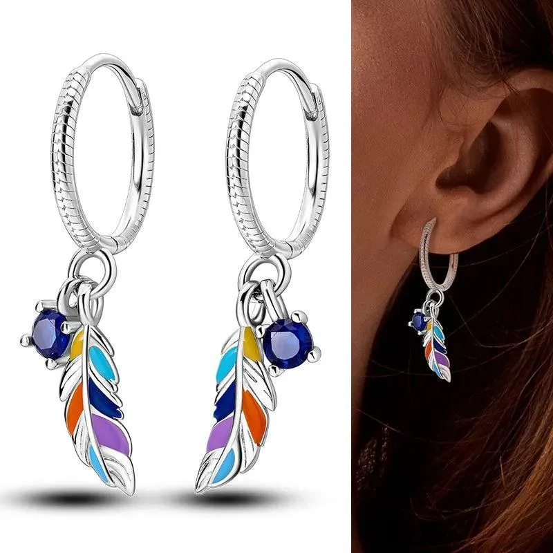 Zircon Heart Shaped Silver Earrings: Elegant Gift for Women’s Special Occasions