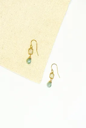 Zircon Silverite Earring